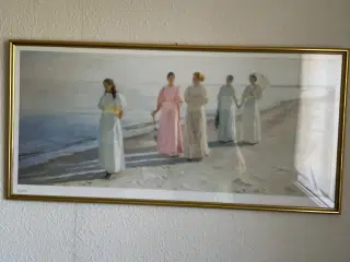 Plakat Summer Evening af Krøyer 