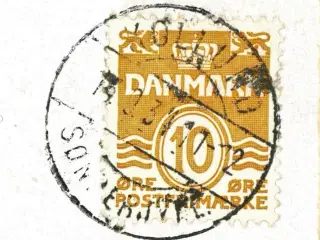Kollund, Sønderjylland. Pænt stempel på kort, 1934