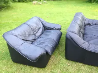 Læder sofaer 2 og 3 personers