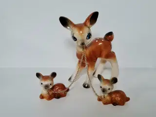 Retro porcelæn Bambi figur 