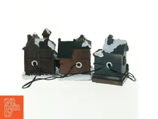 Juleby lysdekoration (str. 6x7 cm)