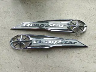 2 Tank emblemer til Yamaha Drag star