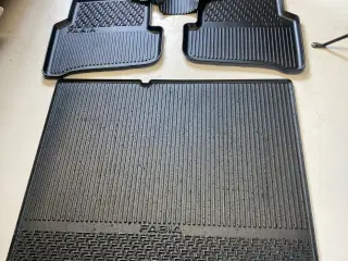 Komplet kraftigt gummimåttesæt til Skoda Fabia