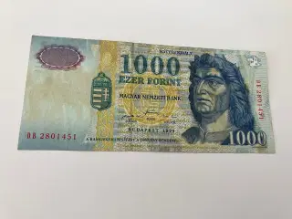 1000 Forint Hungary 1999