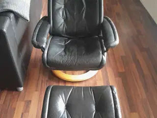 Stressless lænestol med skammel 