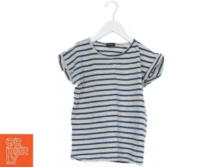 Blåstribet T-Shirt fra Norlie (str. 134)