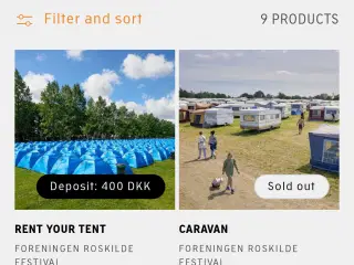 Caravan Camping Roskilde Festival 