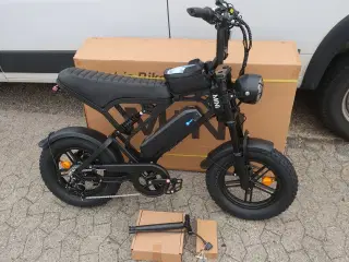 Elcykel m. 7 gear 25 km/t (ubrugt)