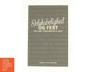Selskabelighed og fest (bog)