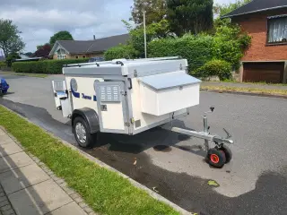 Metal hundetrailer til 4 hunde sælges