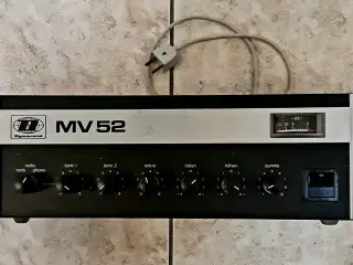 Dynacord MV 52, mixer, forstærker, 50 watt 