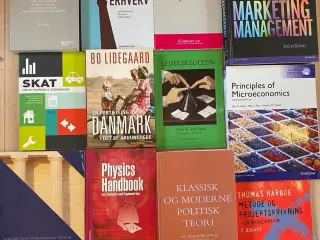 Studiebøger til salg (erhvervsøkonomi og fysik)
