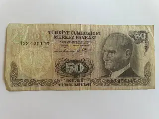 50 Lira Turkey 1970