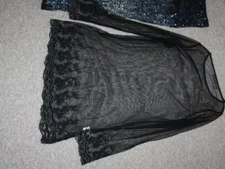 Kjole / tunika CCDK, str. 38, længde 86 cm, Sort 