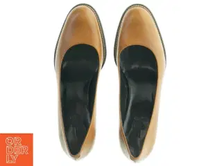 Brune læderpumps fra Billi Bi (str. 39)