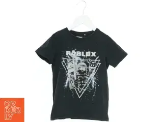 Sort T-shirt med Roblox tryk fra Roblox (str. 122)