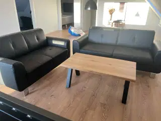 2 + 3 personers lædersofaer