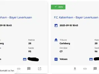 Champions League Billetter til Parken 