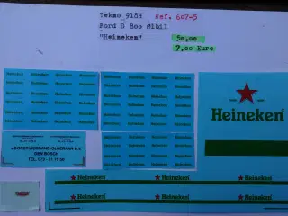 Decalsæt "Heineken" fra Tekno værkstedet 