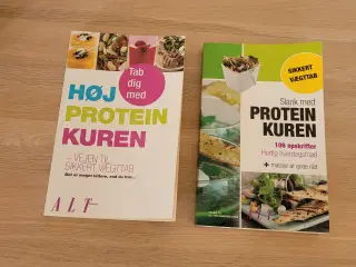 Slankebøger Protein kuren 2 forskellige bøger