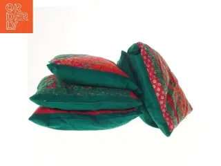 Dekorative puder i julefarver (str. 5 styk, 45x45 cm)
