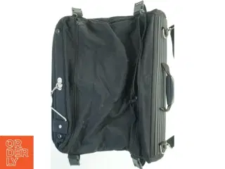 Sort rejsetaske med hjul (str. 60x40 cm)