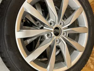 Vw fælge med nye (2018) Michelin alpin5 vinterdæk