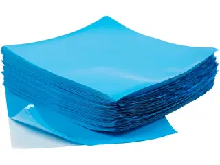 Selvklæbende ark, str. 15x15 cm, medium, klar, transparent, 160ark/ 1 pk.
