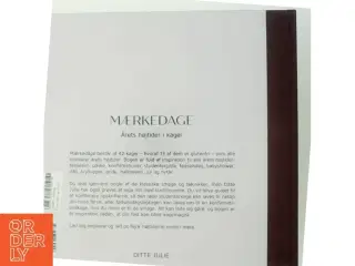 Mærkedage : årets højtider i kager af Ditte Julie Jensen (Bog)