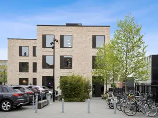 Gennemført kontordomicil med rå detaljer