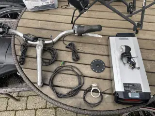 sælges et helt sæt til en elcykel 36 volt system