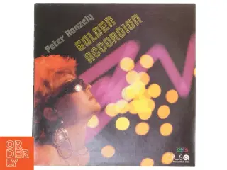 LP plade Golden Accordion af Peter Hanzely fra Opus