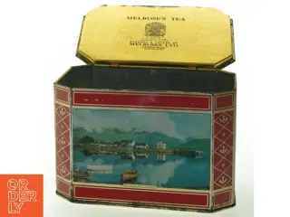 Vintage Melrose&#39;s te dåse fra Melrose (str. 16x11x12 cm)