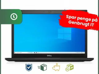 14" Dell Latitude 7480 - Intel i5 7300U 2,6GHz 256GB SSD 8GB Win10 Pro - Grade A - bærbar computer