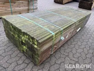 Trykimprægneret reglar - 240 styk