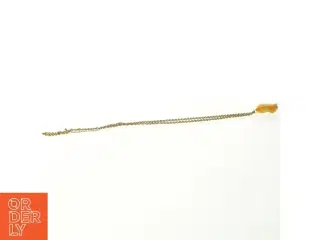 Halskæde med ravklump (str. 43 x 3 cm)