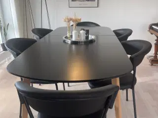 Spisebord - sort