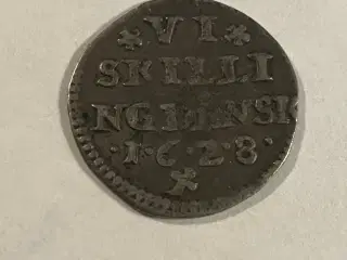6 Skilling 1628 Danmark