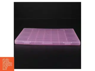 Transparent plastik opbevaringsboks (str. 23,5 x 18 cm)