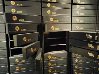 Bankboks med indsatser