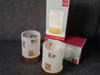 Holmegaard golden Christmas lys sælges 