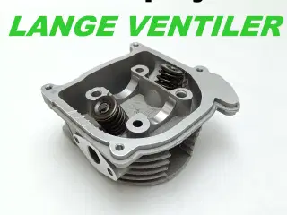 NY! 50cc Topstykke 4T - MED LANGE VENTILER