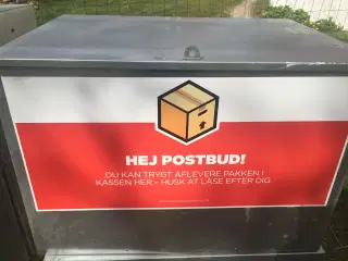 postkasse til pakker
