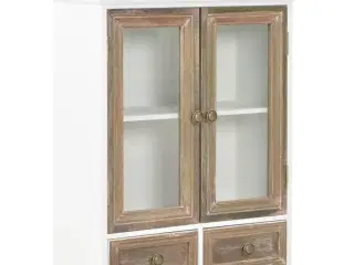 Vægskab 49x22x59 cm konstrueret træ hvid