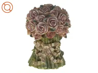 Rose blomster buket dekoration figur (str. 15 x 11 cm)