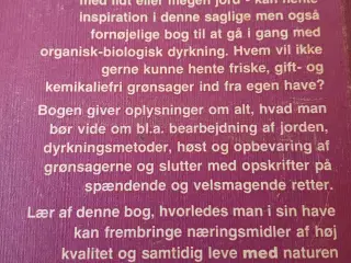 Giftfri grønsager i have og køkken. 