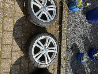 Originale Audi S1 fælge med vinterdæk