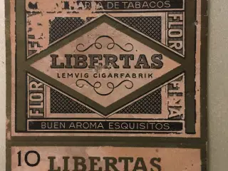 Libertas Lemvig Cigar æske omslag