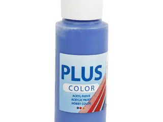 Plus Color Hobbymaling, ultra marine blå, 60ml/ 1 fl.