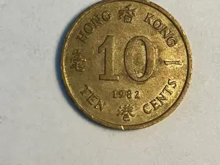 Hong Kong Ten Cents 1982